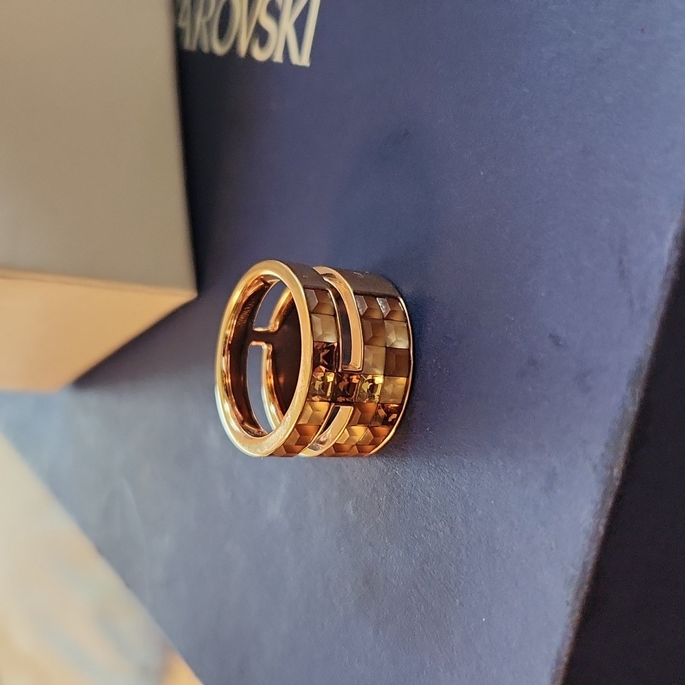 ATELIER SWAROVSKI cocktail ring size 55, new - Picture 2 of 3